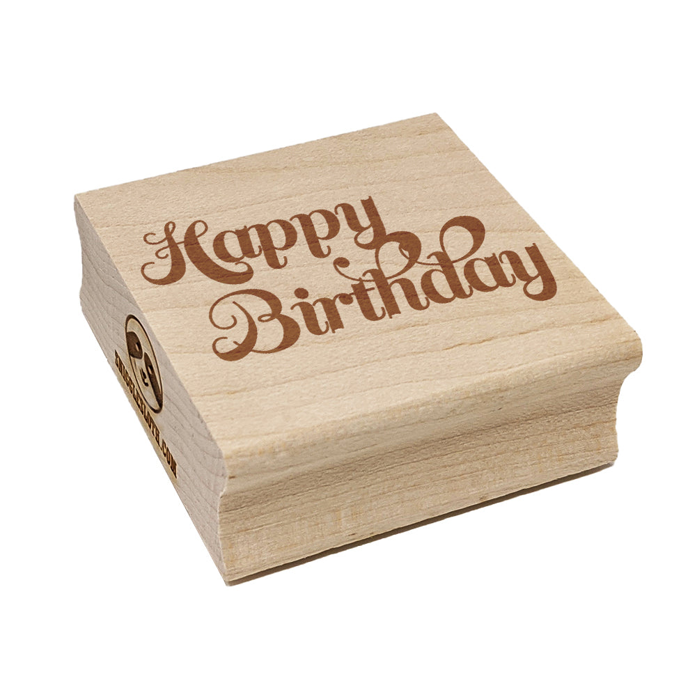 Rubber Stamps (Happy Birthday)